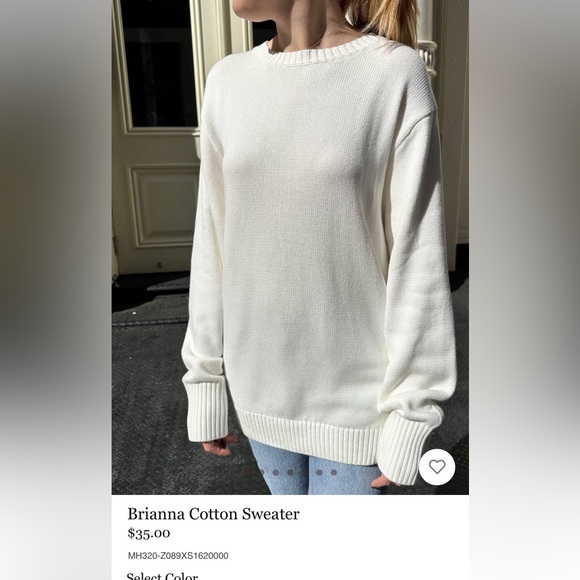 Brianna Cotton Sweater - Picture 4 of 4